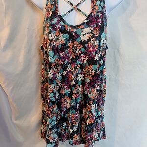 Maurices Multicolor Floral Tank Top